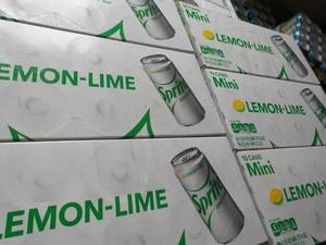 lot 373 image: 6 - 10 Packs Lemon Lime Sprite Mini...