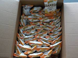lot 381 image: Case of Cheetos Baked Crunchy Chees...