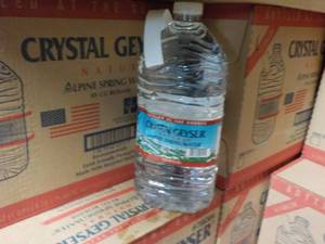 lot 394 image: 2 Cases - 12 gallons total Crystal ...