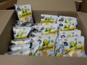lot 406 image: Case of SmartFood White Cheddar Pop...