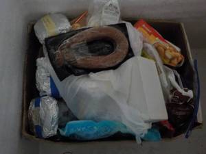 lot 407 image: Large Box of Frozen Food...