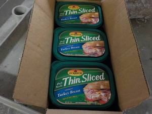 lot 413 image: Case of 6 Frozen Eckrich Sliced Tur...
