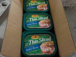 lot 415 image: Case of 6 Frozen Eckrich Sliced Tur...