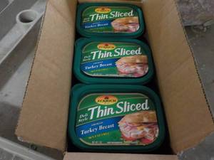 lot 418 image: Case of 6 Frozen Eckrich Sliced Tur...