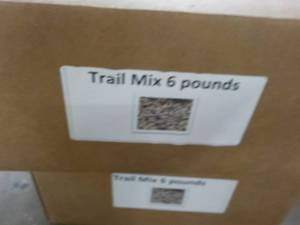 lot 448 image: 6 lb. Box Trail Mix...