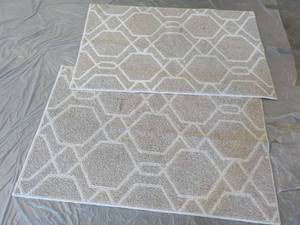lot 65 image: 2 - 30 x 45 Accent Rugs- all have ...