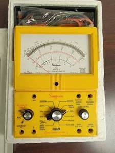 lot 20 image: Simpson Analog Multimeter VOM- 260-8XI 12395