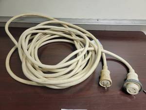 lot 36 image: 50 Foot White Extension Cord Stow