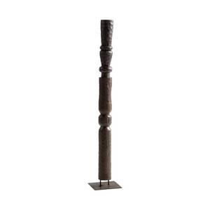 lot 57 image: 5ft Kinsey Totem Sculpture Designed for Cyan Design by J. Kent Martin  Black - Small (Estimated Value $1,200)