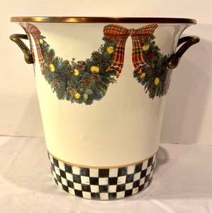 lot 39 image: Mackenzie Childs Holiday Ice Bucket