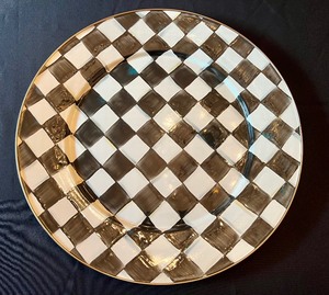 lot 146 image: Mackenzie Childs Courtly Check Large Platter