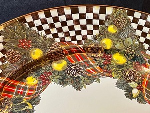lot 147 image: Mackenzie Childs Holiday Large Platter