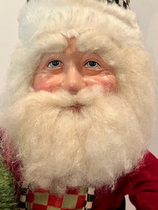 lot 125 image: Mackenzie Childs Santa Figurine