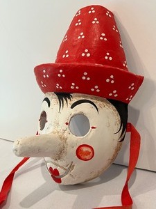 lot 114 image: Decorative Pinocchio Mask
