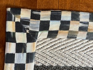 lot 109 image: Mackenzie Childs Striped Rectangle Rug