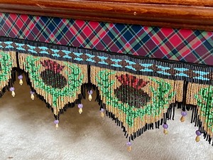 lot 6 image: Mackenzie Childs Ridiculous Bench
