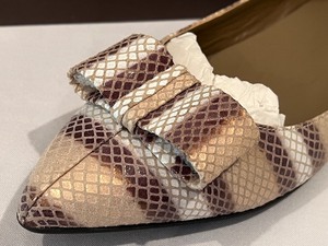 lot 93 image: Pair of Anyilu Delias Sandstriped Shoes