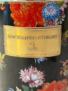 lot 42 image: Mackenzie Childs Flower Garden Canister