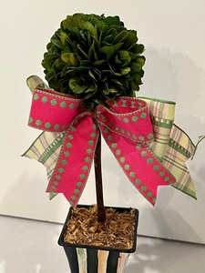 lot 61 image: Pair of Miniature Mackenzie Childs Topiaries