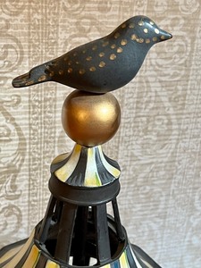 lot 71 image: Mackenzie Childs Bird on a Ball Lantern