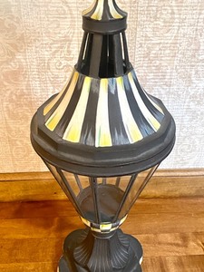 lot 76 image: Mackenzie Childs Bird on a Ball Lantern