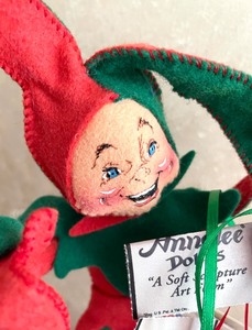 lot 222 image: 5 Cute Annalee Bendable Dolls