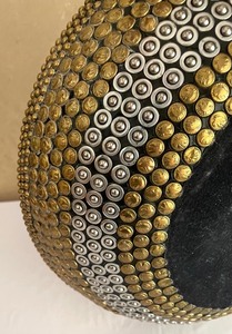 lot 236 image: Kim Seybert Rivet Accented Bowl from India