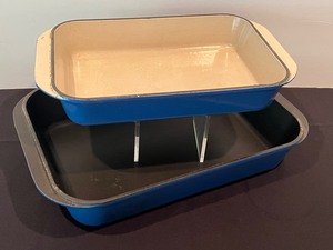 lot 163 image: Two Le Creuset Baking Dishes