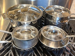 lot 170 image: Variety of All Clad Cookware