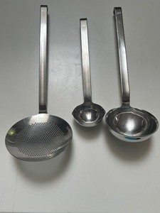 lot 175 image: Three RSLE Ladles or Sauce Serving Spoons