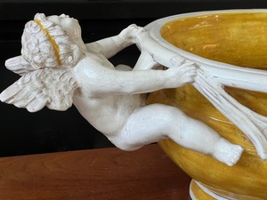 lot 181 image: Extraordinary Beautiful Large Cupid Centerpiece Bowl