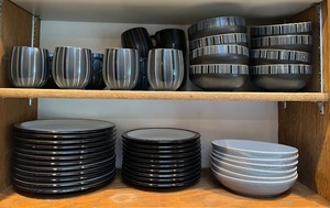 lot 260 image: Denby Jet Striper Dish Set