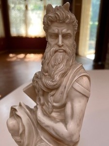 lot 193 image: Italian Sculpture Moses by G. Ruggeri