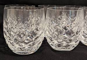 lot 302 image: Eight Waterford Crystal Powerscourt Lowball Glasses
