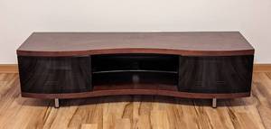 lot 7A image: BDI Olga Curved Entertainment Cabinet