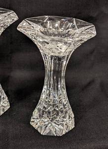 lot 314 image: Orrefores Crystal Candleholders