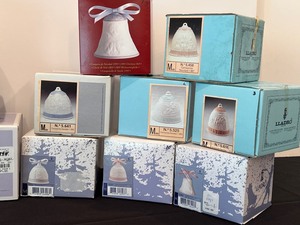 lot 298 image: Collection of Lladro Collectible Bells