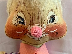 lot 289 image: Whimsical Annalee Tall Rabbit Figurine