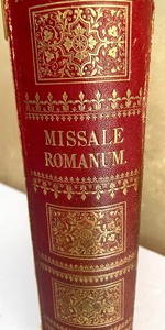 lot 416 image: Vintage Missali Romanum Book