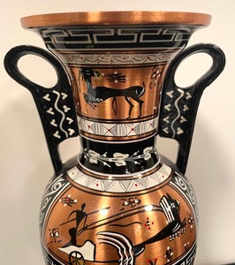 lot 445 image: Elaborate Hand Painted Vase