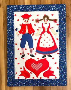 lot 447 image: Trio of J & C Stitchery Art by Donna Pierce Campbell