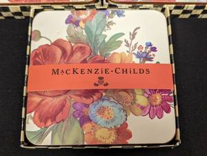 lot 351 image: Three MacKenzie Childs Flower Market Coaster Sets