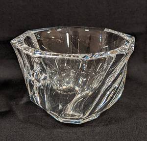 lot 359 image: Three Small Orrefors Crystal Bowls