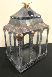 lot 482 image: MacKenzie Childs Metal Lantern