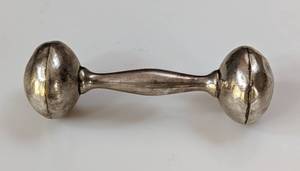 lot 275B image: Vintage Sterling Silver Baby Rattle