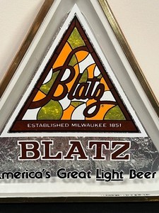 lot 468 image: Blatz Wall Sign
