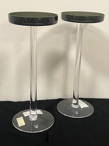 lot 389 image: Pair of Elegant Orrefors Candleholders