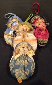 lot 521 image: An Explosion of Colorful Fabric Sachets Plus Stunning Tassels
