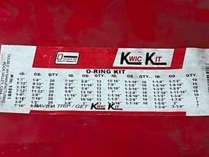 lot 61 image: Kwik-Kit 18 Thru 2 18 O-Ring Kit
