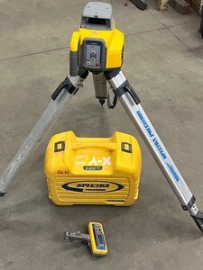 lot 8 image: Spectra LL300S Precision X-Y Axis Rotary Laser Set